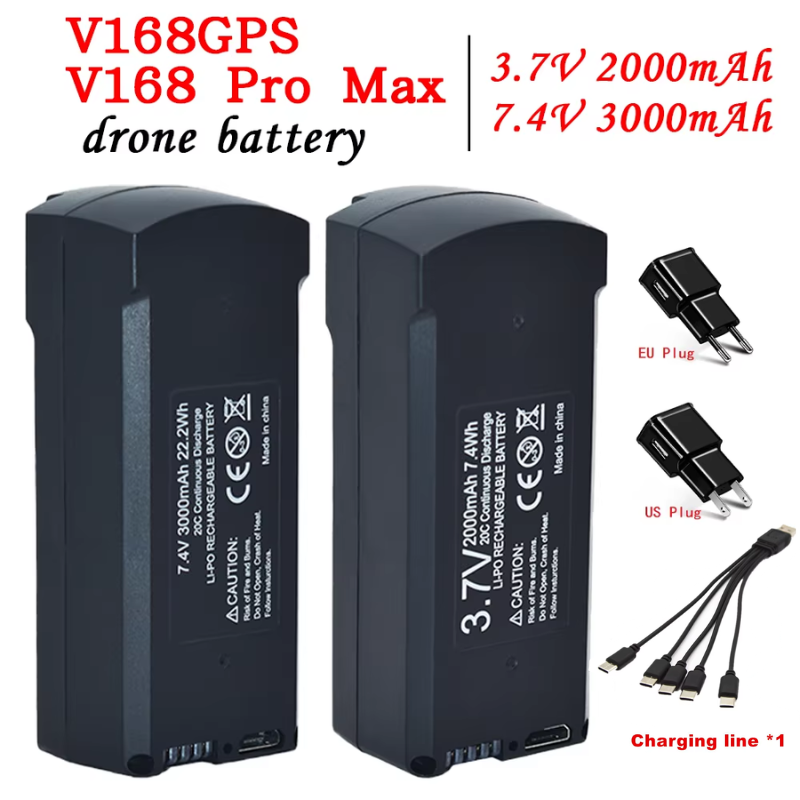 GPS V198 7.4V 3000mAh Pil RC D - Drone Battery Lipo incelemesi ve fiyatı