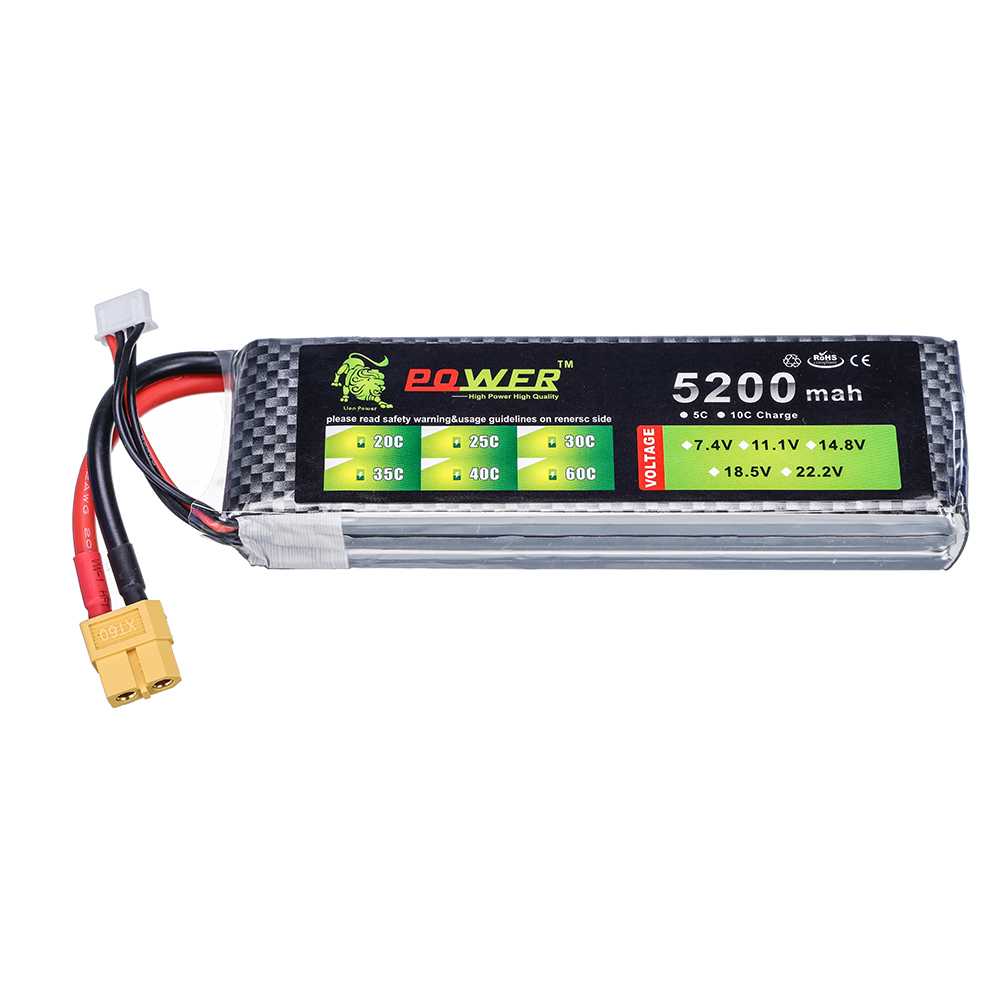 3S 5200mah 11.1V 60C Lipo Pil  - Drone Battery 3S incelemesi ve fiyatı